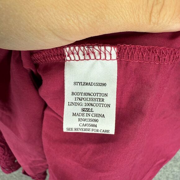 Altar'd State Dress Women L Large Pink Geometric Crochet Sheath Midi Zipper - Picture 4 of 7